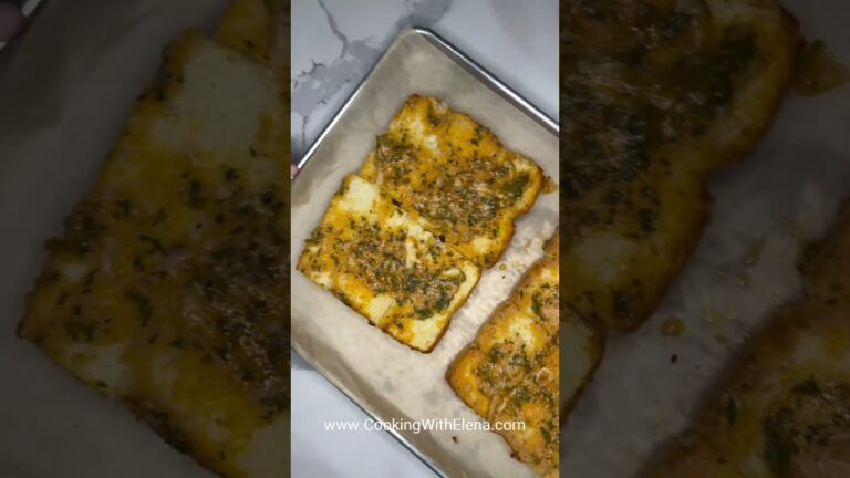 Best Cheesy Garlic Bread #garlicbread