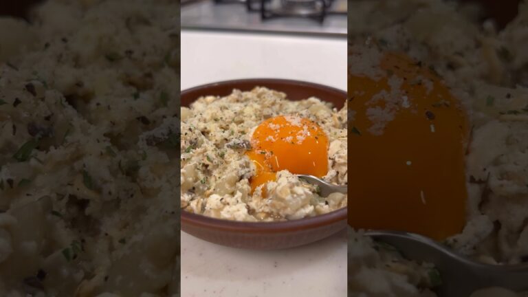 30kg痩せた男が食べているオートミールリゾットの作り方を紹介します！#shorts #short