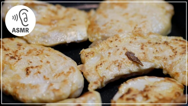 【ASMR】ダイエットに人気！鶏むね肉のピカタ風のレシピ 【お弁当】
