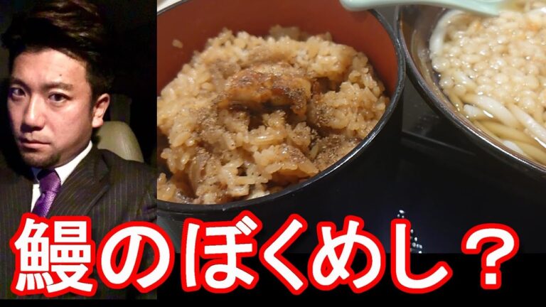 静岡県浜松市(旧三ケ日町)/浜名湖SAで「鰻のぼくめし&アオサ入りうどん」を堪能！Eel and Udon dinner at Hamanako SA in Shizuoka,Japan