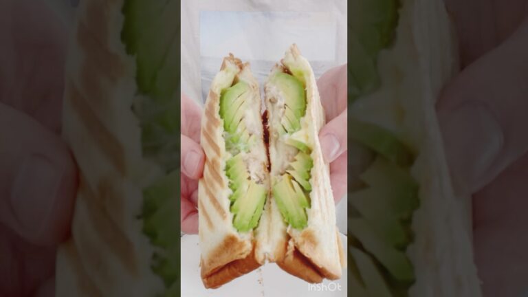 アボカドとツナのホットサンドうますぎ#shorts #ホットサンド #ズボラ主婦 #hotsandwich