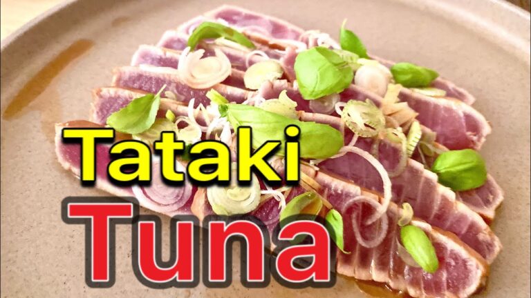 【簡単】冷凍マグロでオシャレなカルパッチョ 【Picard 】お酒のおつまみ/ Tuna carpaccio /ENG SUB