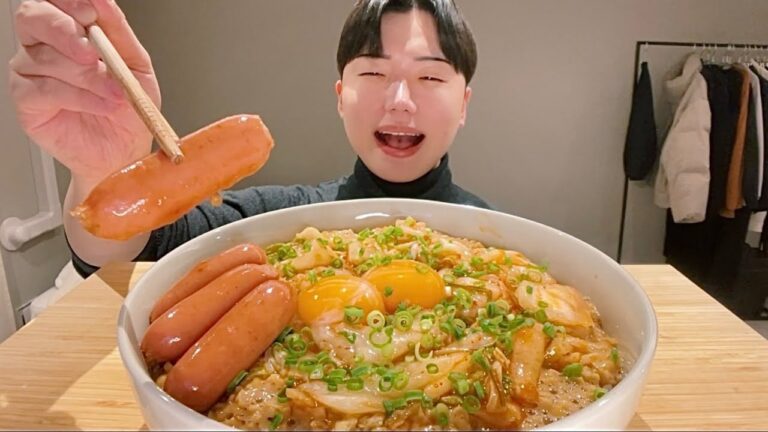 ASMR 納豆キムチ卵かけごはんを食べる【咀嚼音/ Mukbang/ Eating Sounds】【日本語字幕】