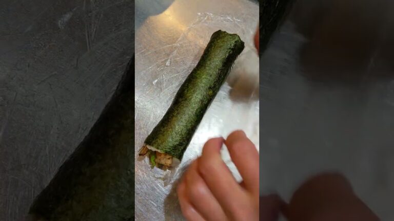 【節分レシピ】ラップでも綺麗に巻ける！【恵方巻】（海苔巻き）