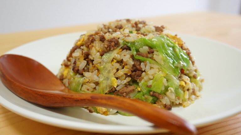 No.177 究極のレタスと挽き肉の絶品チャーハン！！中華屋さんのレベルを超えた激ウマ炒飯！！