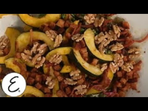 Roasted Acorn Squash Salad with Maple Syrup Dressing | Emeril Lagasse