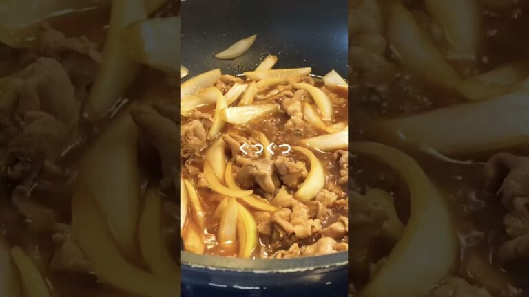 ワンパン🍳ポン酢豚丼の作り方✴︎ #shorts