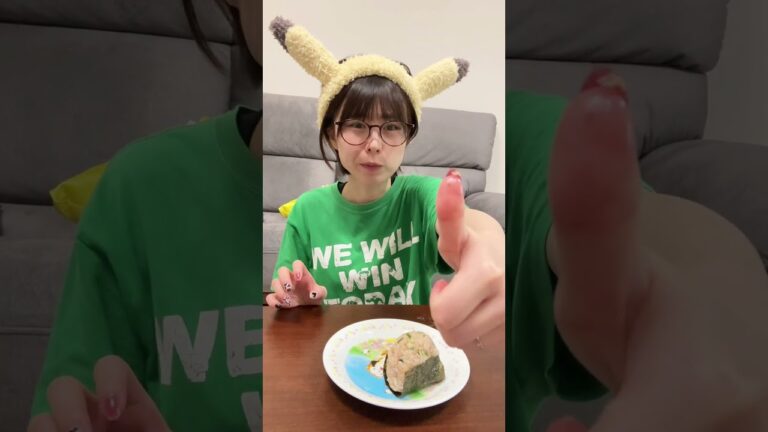 24時間おにぎり生活する女　#shorts