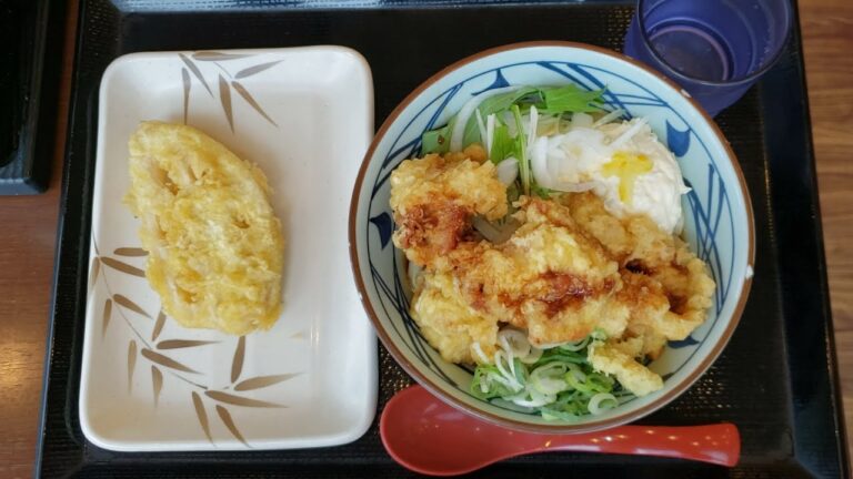 丸亀製麺のタル鶏天ぶっかけ
