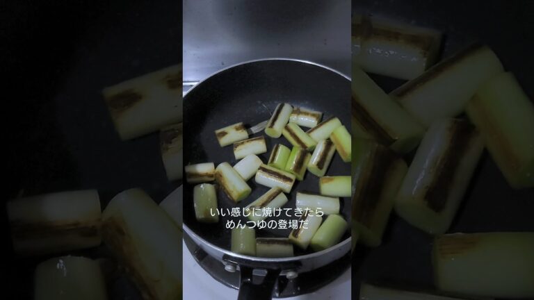 最強のおつまみ！長ネギ焼き