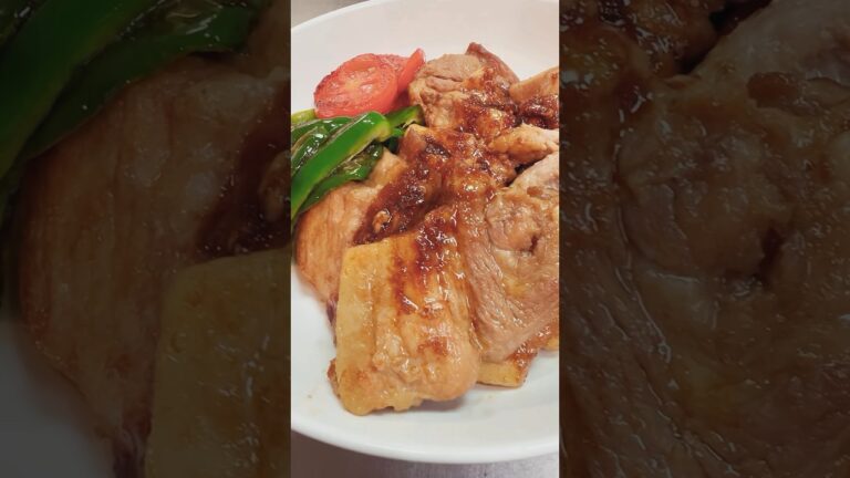豚バラ炒め！オイスター醤油ソースが旨い💓💓