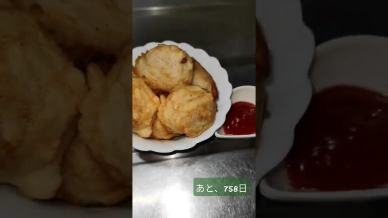 フライドサトイモならダイエット中でもカロリーオフでホクホク最高！みんなも里芋食べよ！と笑顔で体重計の上から叫ぶ新規就農予定者、あと758日で就農