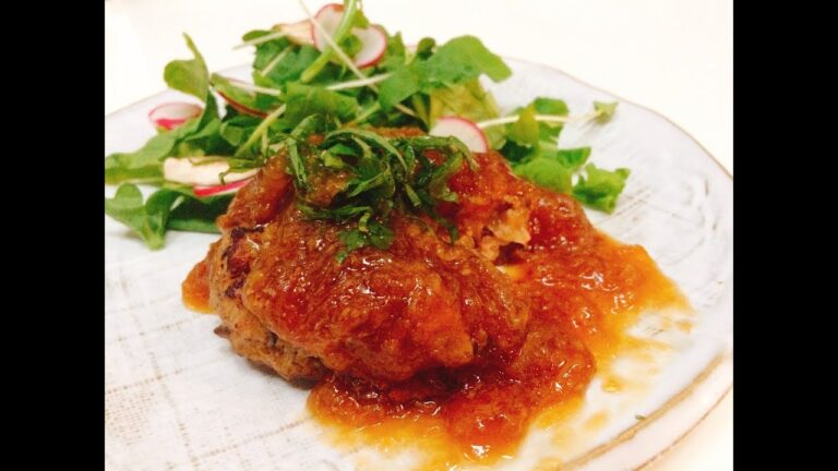 最近ハマっている和風ハンバーグソース！