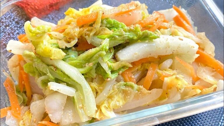【白菜大量消費】白菜とにんじんの中華サラダ