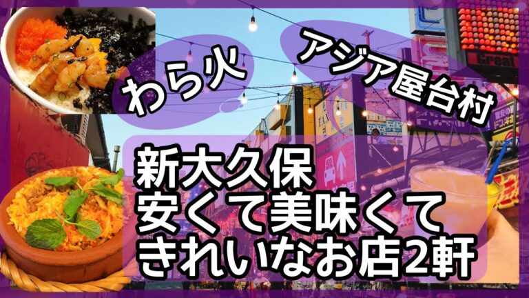 【新大久保】安くて美味くて綺麗なお店2軒❣️大人女子の新大久保満喫コース