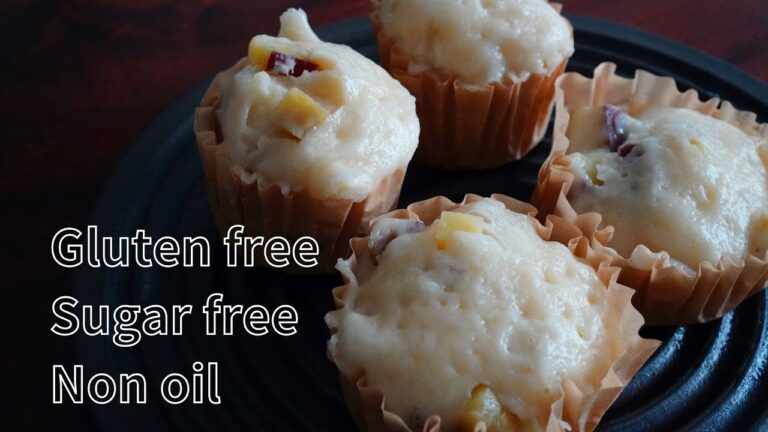 【米粉蒸しパン】米粉さつまいも蒸しパン｜グルテンフリー｜砂糖不使用｜ノンオイル