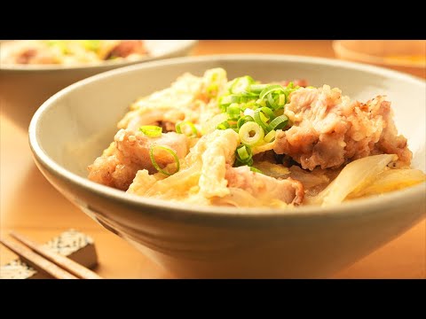 リメイクで簡単！めんつゆだけで美味しい【唐揚げの親子丼】のレシピ