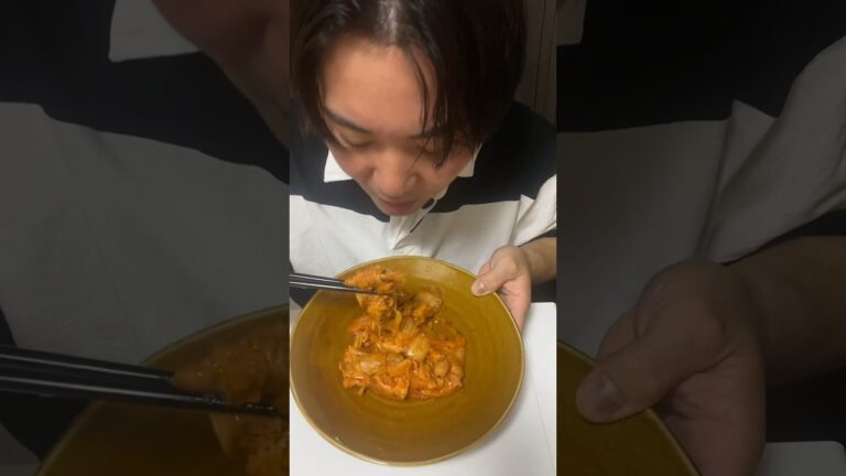 レンジだけで作る【豚キムチ】　#shorts #レシピ