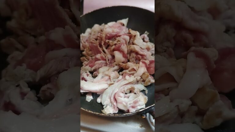 急に生姜焼きが食べたくなったから豚こま使って生姜焼きにしてみた☆タレを作って肉を焼きながらかけるだけ #お家時間