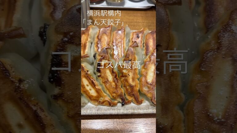 「まん天餃子」｜横浜で味わう絶品焼き餃子＆手作り料理の専門店🥟🔥#横浜 #横浜グルメ #japanesefood #餃子 #gyoza