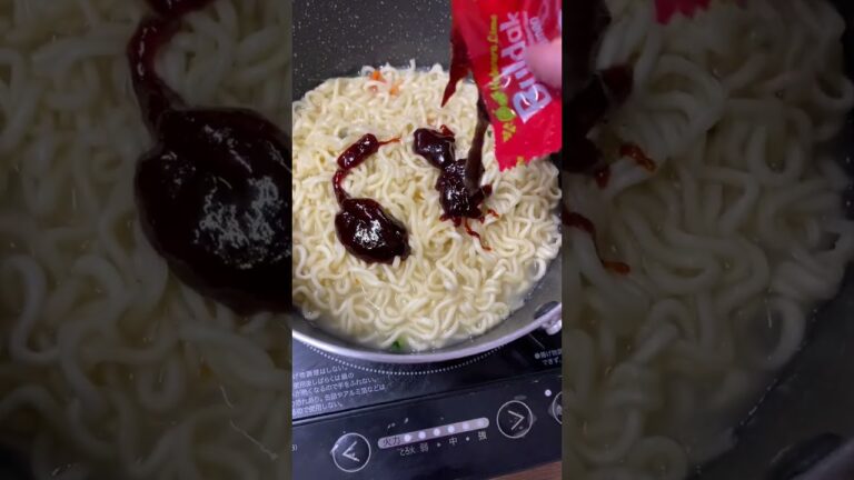 ビバ！🍋日本未発売！「ハバネロライムブルダック炒め麺」のお味はいかに…‼🔥#buldak　#ブルダック炒め麺