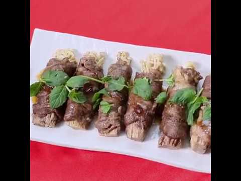 黒胡椒をきかせたパンチのあるソース えのき牛巻き～ブラックペッパーソースで～ ｜ moguna[モグナ]