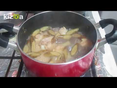 鶏手羽元と新ゴボウのみそ煮