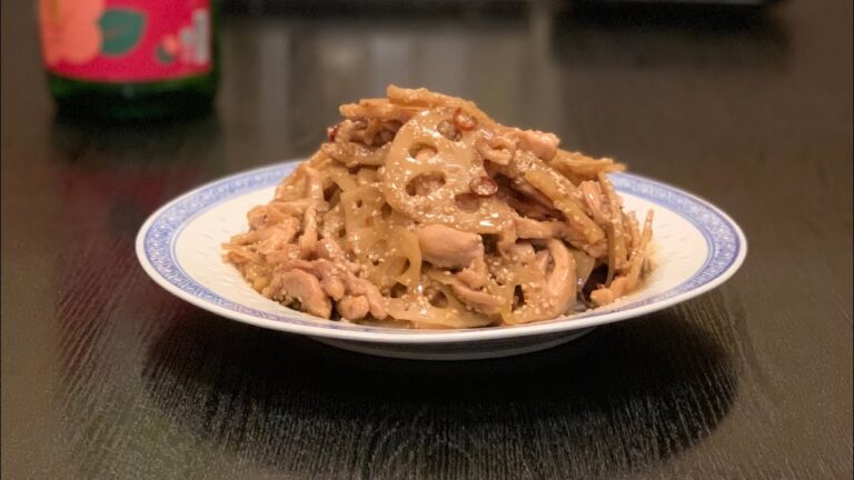 やみつき‼︎きんぴら蓮根の作り方。Addictive!  How to make Kinpira Lotus Root!#shorts