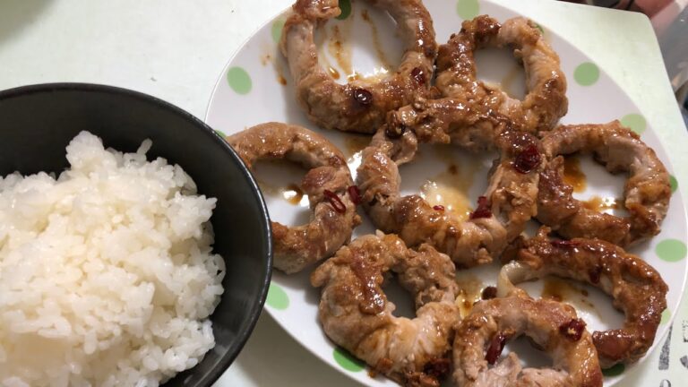 【リクエスト】トン・デ・リングとご飯【美味しい】