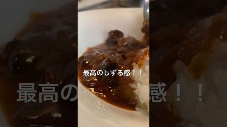 奇跡の美味さの牛スジのハヤシライス！！#shorts