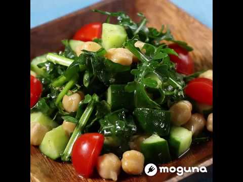 ヘルシーなのにボリュームあり 豆とルッコラのサラダ ｜ moguna[モグナ]