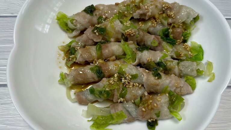 【アクセシブルキッチン】第10回　電子レンジで豚肉のレタス巻き