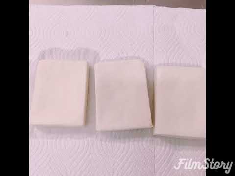 高野豆腐とキムチチーズの春巻き