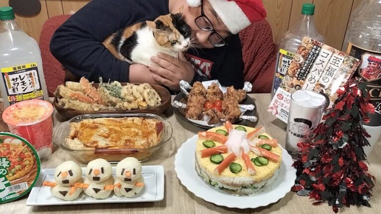 【50代、独身、工場派遣男のクリスマス】自分で作る節約パーリィ―メニュー★108キロ男も大満足‼