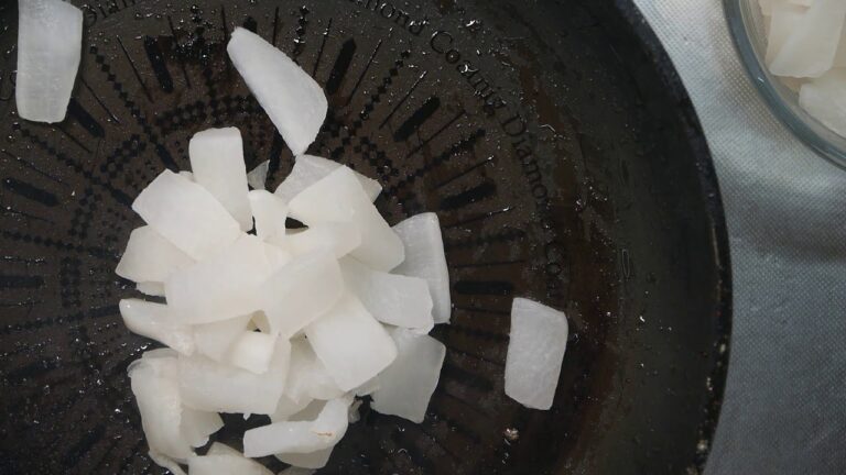 冷凍大根の炒め物