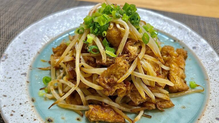安い！簡単！美味しい！三拍子揃った最高のおつまみ！もやし油揚げポン酢マヨの作り方！