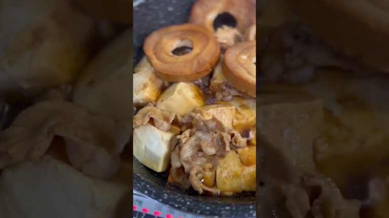 すき焼きのたれがあれば秋冬モデルは網羅できますから。お麩と豆腐がお米とバチバチにあいますから。