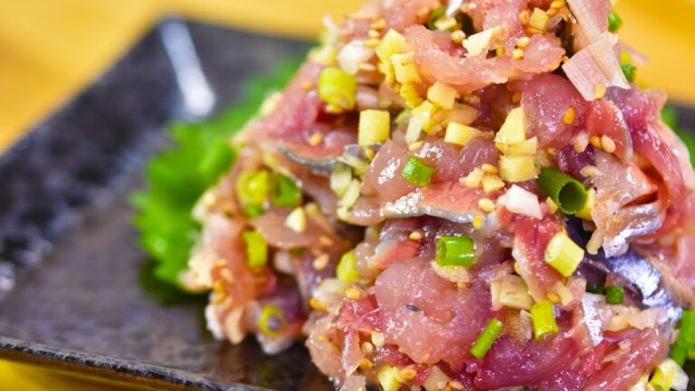 【谷やん】捌いてつくる！サンマのたたき ~ minced raw pacific sauries【捌き方】【料理レシピはParty Kitchen🎉】