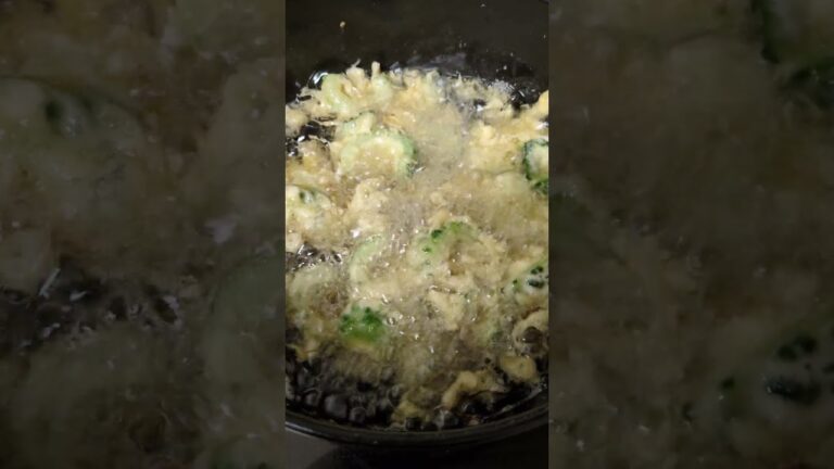 夏　ゴーヤ天ぷら