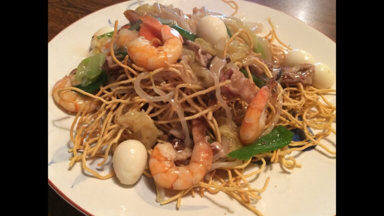 「あんかけかた焼きそば」作り方