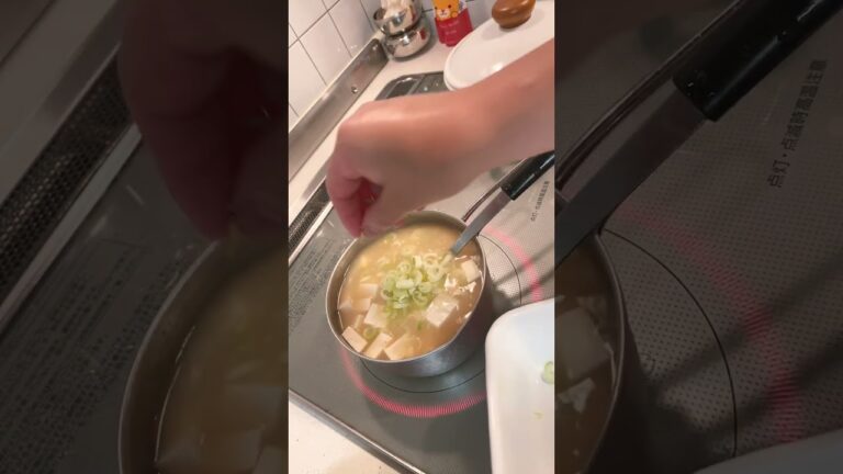 豆腐とネギの味噌汁