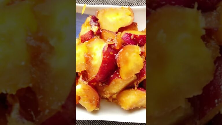 さつまいものはちみつバター醤油煮の作り方／さつまいもレシピ／おかず／作り置き／お弁当／常備菜／ばあちゃんの料理教室 #shorts