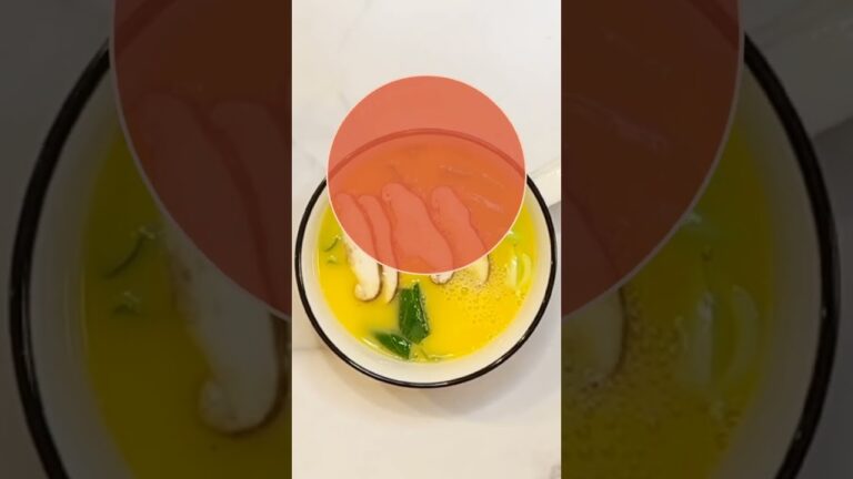 あっという間に超簡単『ねこぶだしで茶碗蒸し』 #shorts