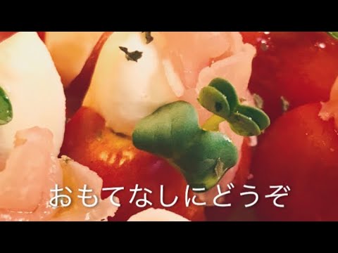 ミニパーティーにトマトサラダMini Party recipe ￼#とまと #mozzarellacheese @user-bm7kc8ge8v