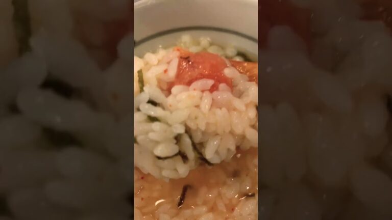 明太子茶漬け🍚
