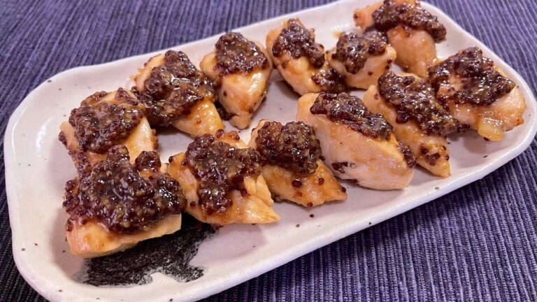 【すき焼きのタレで超簡単！】ささみの粒マスタードの作り方【おつまみ】【おうち居酒屋】