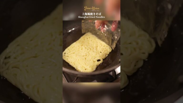 【上海風焼きそば】ビールが最高にすすむ焼きそばの作り方教えます【ニラと豚バラ】#shorts