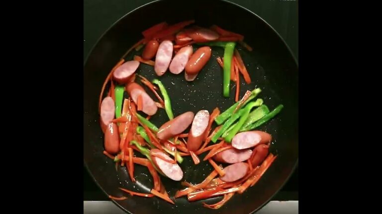 【大人気】子供が大好きな簡単お手軽 ウインナーの野菜炒め　レシピ・作り方