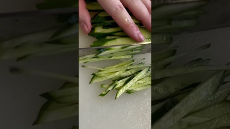 きゅうりの千切り【ごぼうサラダ】