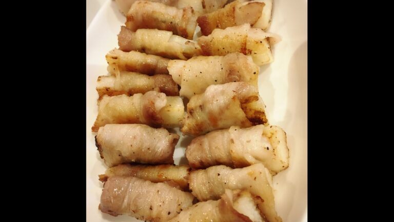 ホクホク長芋豚バラ巻き！♯お弁当 Japanese obento recipes